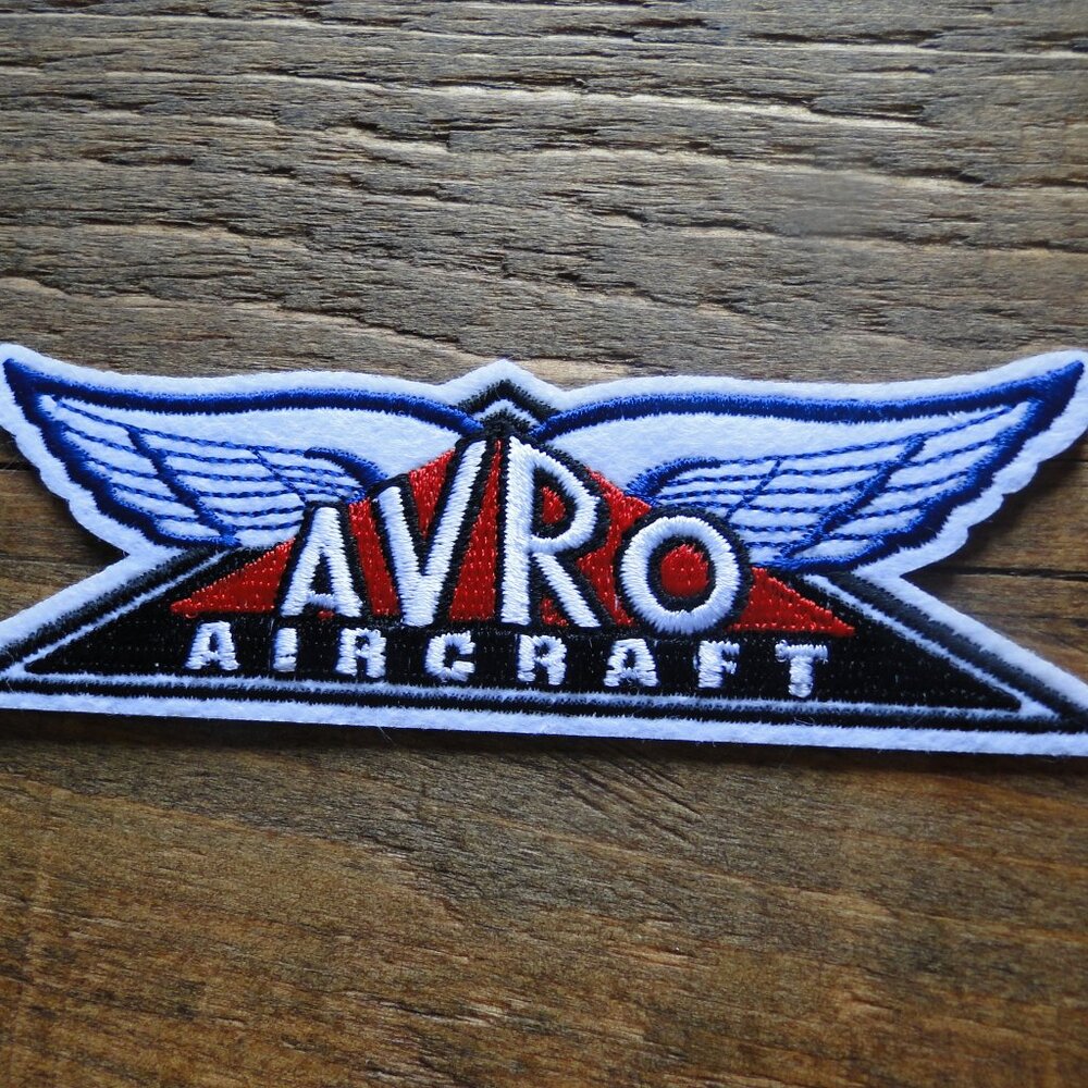 AVRO AIRCRAFT EMBROIDERED PATCH